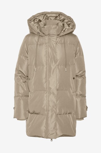 Vero Moda Dun jakke vmLeonielea Down Jacket Beige Vero Moda Dun jakke vmLeonielea Down Jacket Beige