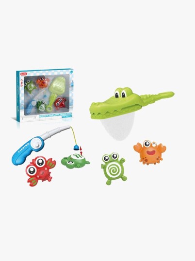 Cloudberry Castle Badeleke Magnetisk Fiskestang Krokodille Cloudberry Castle Badeleke Magnetisk Fiskestang Krokodille