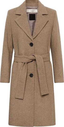 InWear Zorahiw Classic Coat SANDY GREY MELANGE 46