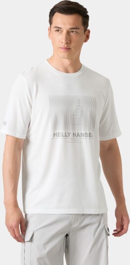 Helly Hansen Hp Race T skjorte Til Seiling Herre Hvit XL