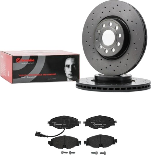 BREMBO BRB3405N0244 Bremseskiver og -klosser