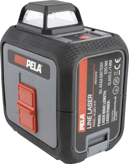 PELA Linjelaser 544412 Grønn, Med Feste