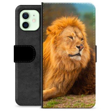 iPhone 12 Premium Lommebok-deksel Løve