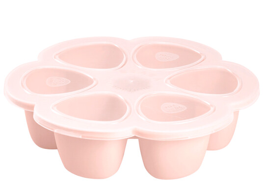 Béaba Silicone Multiportions 6*90 ml Pink