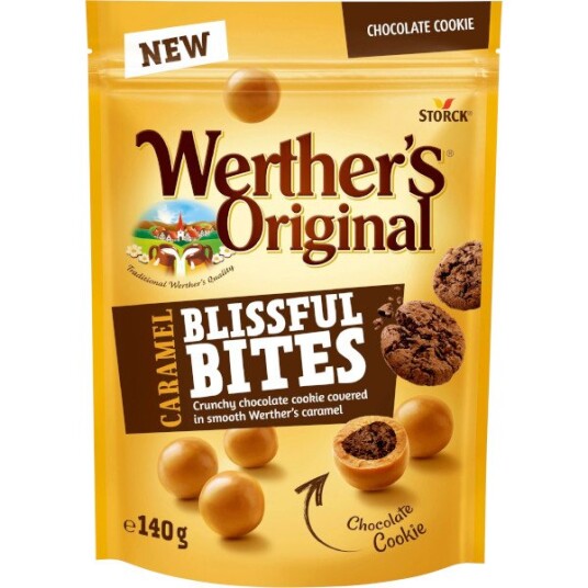 Werthers Original Caramel Blissful Bites Chocolate Cookie 140g Werthers Original Caramel Blissful Bites Chocolate Cookie 140g
