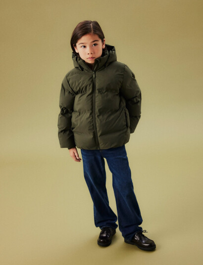 name it Nknmusk Puffer Jacket Tb Noos Khaki green 164