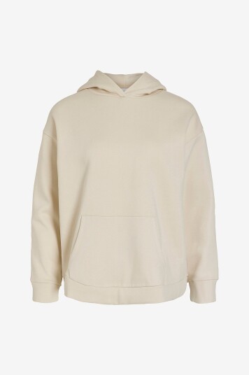 Vila   Hettegenser viHuris L/s Loose Sweat Hoodie/pb   Beige