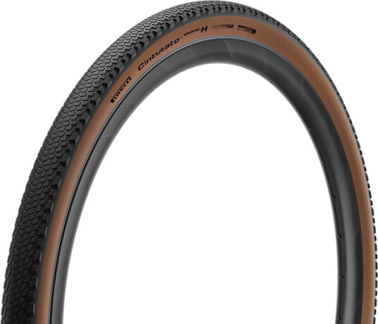 Pirelli Cinturato Gravel H TLR High Performance foldedekk 700x45c classic svart brun Pirelli Cinturato Gravel H TLR High Performance foldedekk 700x45c classic svart brun