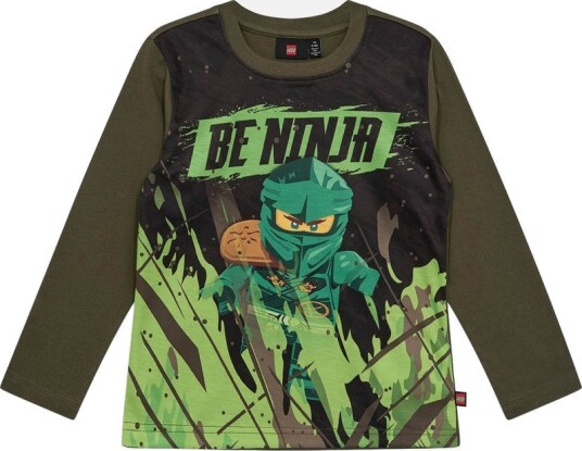Lego LWTAFFY 702 T SHIRT L/S Dark Olive 134 T shirts