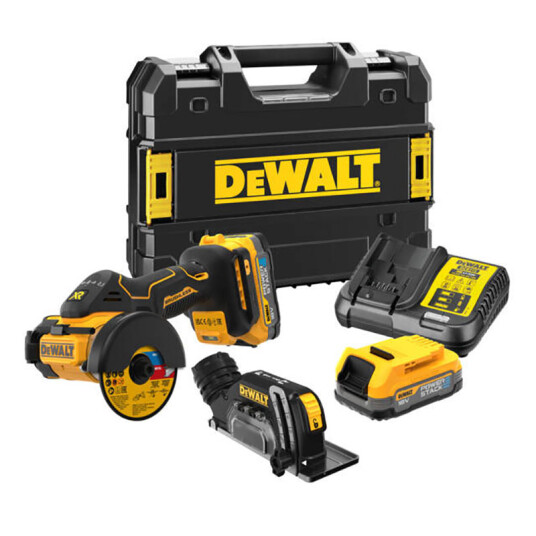 Dewalt DCS438E2T QW Batteridrevet Vinkelsliper Med Batteri Ø76mm 18v