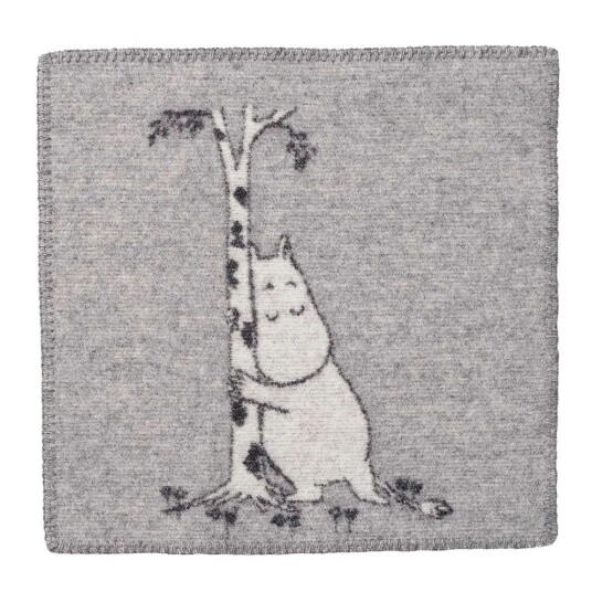 Klippan Yllefabrik Moomin Tree Hug sittunderlag grå