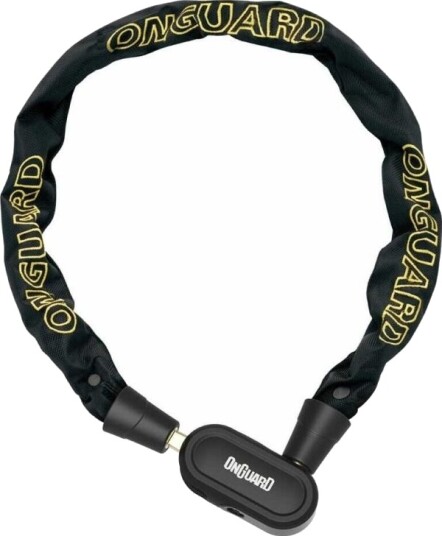 Onguard Sykkellås Fastlock 8286 Kjetting 90 Cm × 5,5 Mm (5 Stk. Nøkkel Med Kode)