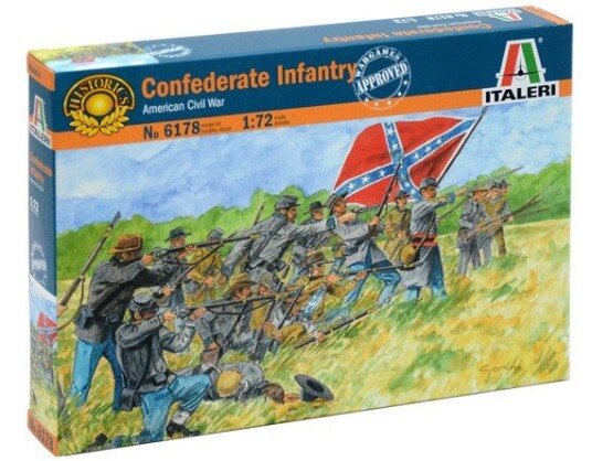 Italeri 1/72 Confederate Infantry American Civil War