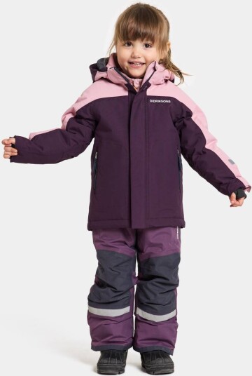 Didriksons Vinterjakke Neptun Kids Plumb (140 / 10 år)