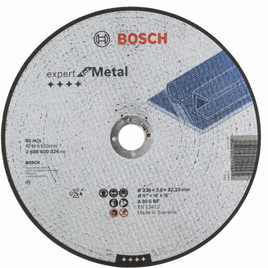 Bosch Expert for Metal Kappeskive Ø230 mm 3.0 mm - Effektiv Saging for Metall