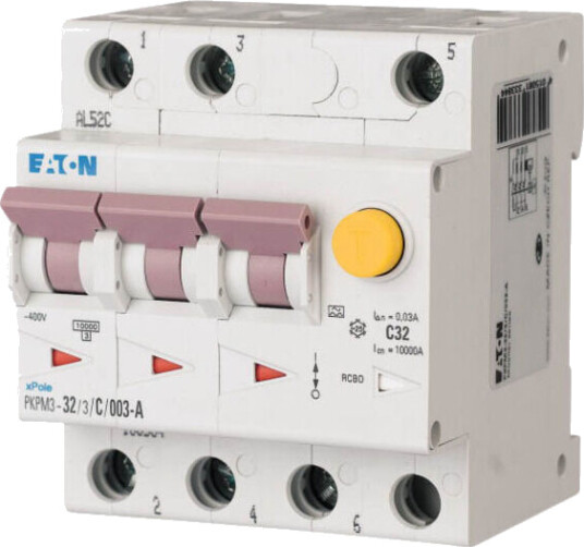 Eaton JORDFEILAUTOMAT PKPM3-32/3/C/003-A Eaton - 1654909 Eaton JORDFEILAUTOMAT PKPM3-32/3/C/003-A Eaton - 1654909