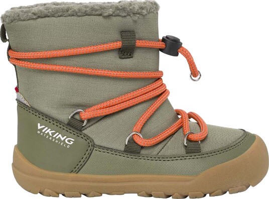 Viking Birch Barefoot WP Pull On Vinterstøvler Olive 37