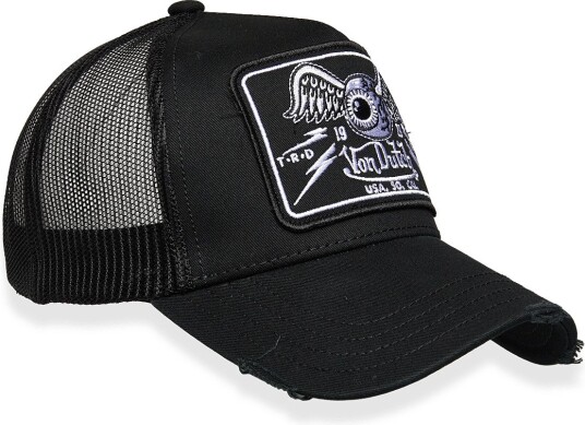 Von Dutch Square Patch Black Trucker Von Dutch - BLACK - One Size