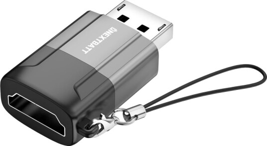 NEXTBATT DisplayPort til HDMI hunnadapter, 4k@30Hz - Svart