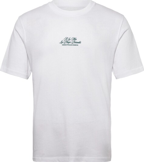 Jack & Jones Jorcassis Photo Back Tee Ss Crew Neck   White   S