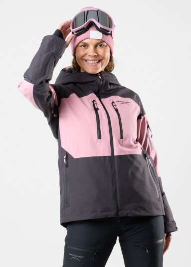 Swedemount Freeride Jacket W Dusty Rose/Charcoal 38 Skijakker Swedemount Freeride Jacket W Dusty Rose/Charcoal 38 Skijakker
