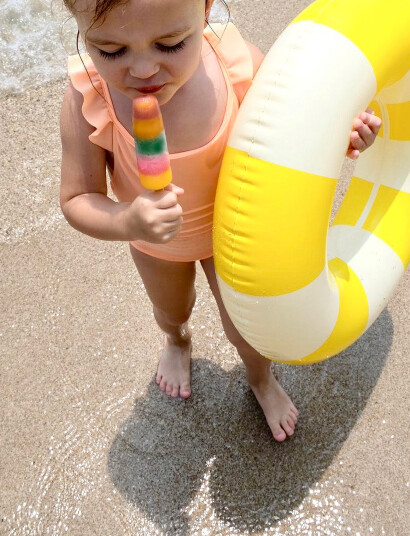 Petites Pommes Anna Swim Ring 3-6Y - Yellow - 3-6Y Max. weight: 30 kg