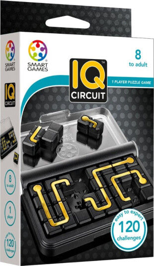 SmartGames IQ Circuit Logikkspill for Barn med 120 Utfordringer SmartGames IQ Circuit Logikkspill for Barn med 120 Utfordringer