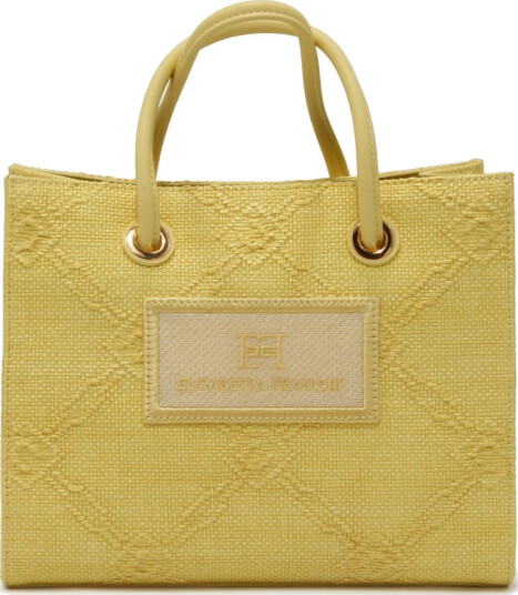 Elisabetta Franchi Dame Vesker Gul ONE SIZE,