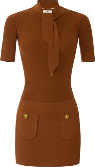 Elisabetta Franchi Dame Kjoler Brun L,