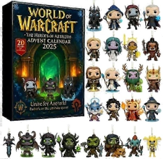 2026 World of Warcraft Julekalender Blind Box Juletrepynt