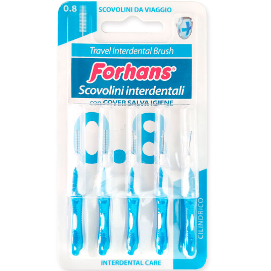 Mellomromsbørster 5 stk. FORHANS Scovolini Interdentali 0.8 mm
