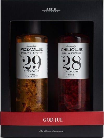Cemo Gourmet gavesett pizzaog chiliolje Cemo Gourmet gavesett pizzaog chiliolje