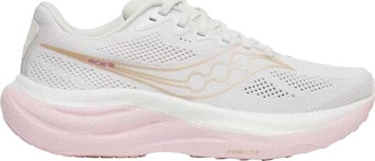Saucony Women's Ride 19 White/Silk 37.5