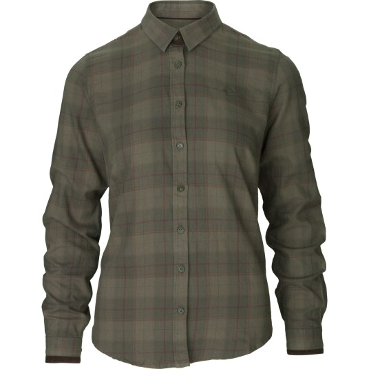 Seeland Range Lady skjorte Pine green check L L