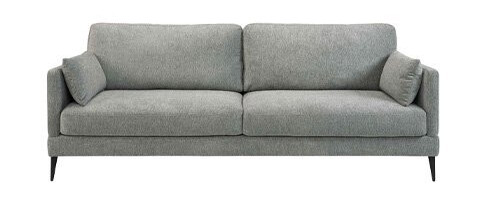 Andorra sofa, 3-seters, grå