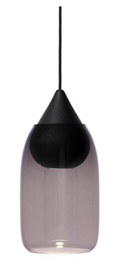 Mater Liuku Taklampe Drop Sort Lindenwood/Violet Mater Liuku Taklampe Drop Sort Lindenwood/Violet