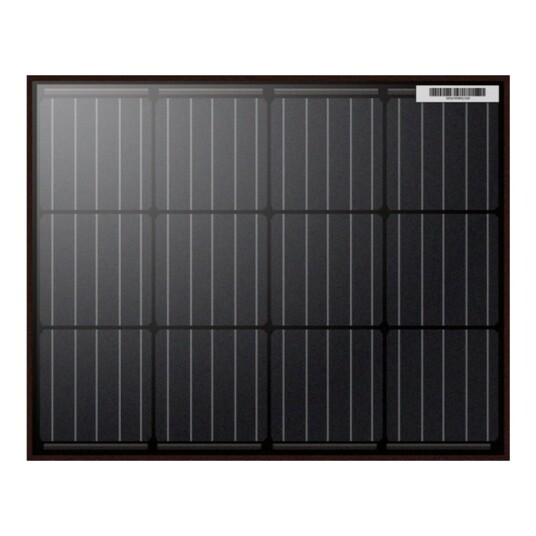 Nordmax NM50MB Stivt Solcellepanel 50W