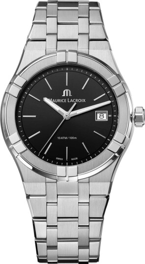 Maurice Lacroix Dameklokke AI1108 SS002 330 1 Aikon Sort/Stål Ø40 mm