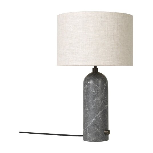 Gubi Gravity Table Lamp – Large Canvas / Grey Marble Gubi Gravity Table Lamp – Large Canvas / Grey Marble