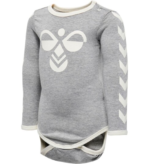 Hummel Grey Melange Flipper Body L/S 56 Hummel Grey Melange Flipper Body L/S 56