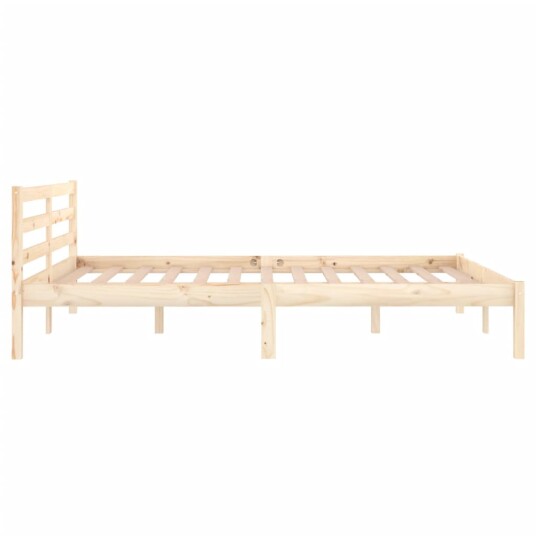 vidaXL Sengeramme heltre furu 140x200 cm