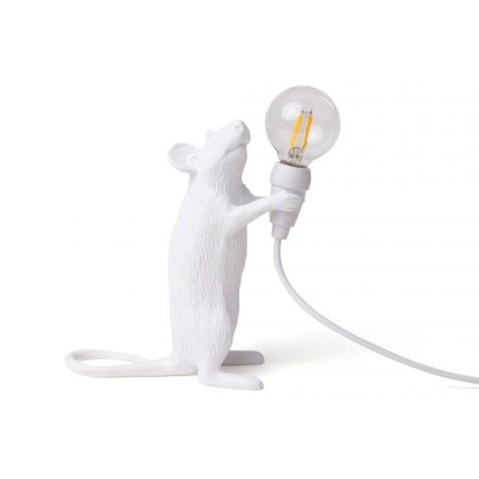 Mouse Lamp Step Bordlampe Hvit Mouse Lamp Step Bordlampe Hvit