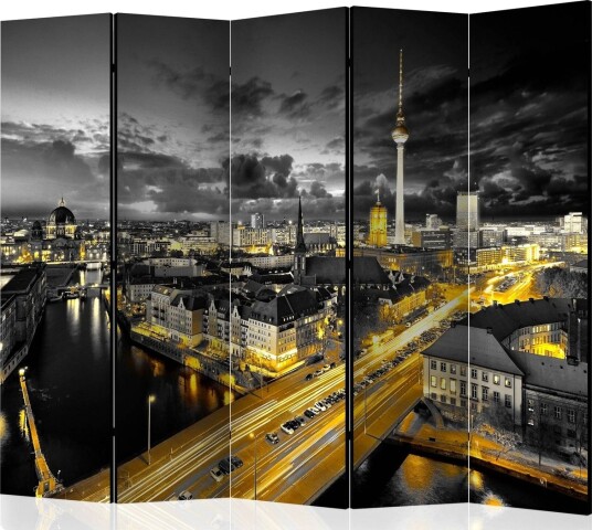 Room Divider - Berlin at Night II 225x172 - Artgeist sp. z o. o.