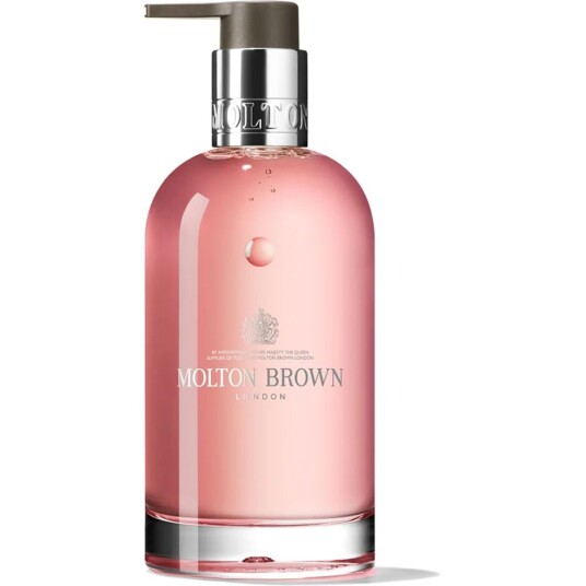 Molton Brown Delicious Rhubarb & Rose Fine Liquid Hand Wash Glass Bottle 200 ml Håndsåpe