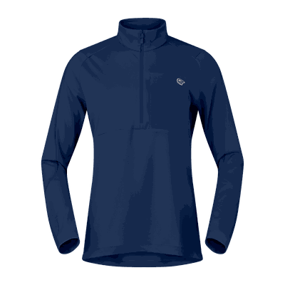 Norrøna femund warm1 Half-Zip genser dame Dark Blue S