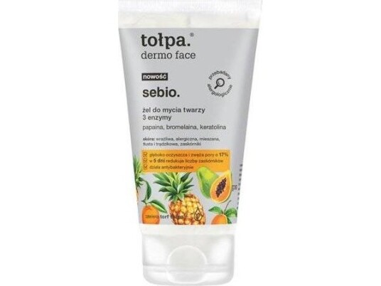 Tołpa_Dermo Face Enzyme Ansiktsvaskegel 3 Enzymer 150Ml
