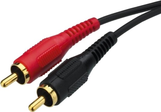 Monacor Ac-122G 2 X Rca Hankjønn 2 X Rca Hankjønn 1,2 M Svart Monacor Ac-122G 2 X Rca Hankjønn 2 X Rca Hankjønn 1,2 M Svart