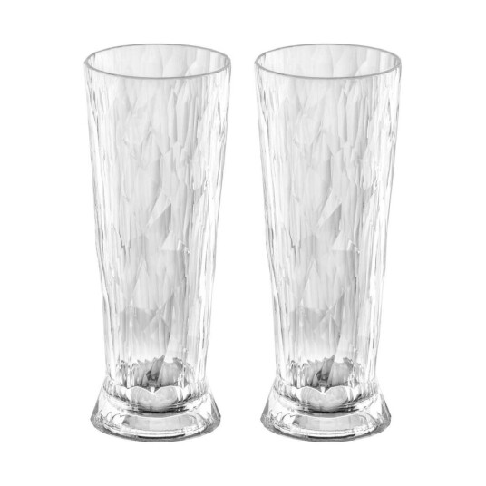 Koziol Club No. 11 ?lglass plast 50 cl 2-pakning Krystallklar 1736135-01-0 1736131-01-0