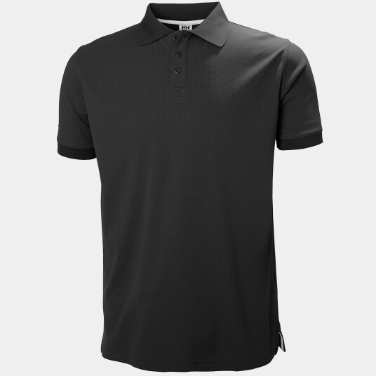 Helly Hansen Herre Riftline Quick dry Tactel® Polo Skjorte Svart XL
