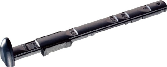 Leitz Hullmaskinguide 4 Hull Abs Plast Mørk Grå For P/N: 50120001 50380095